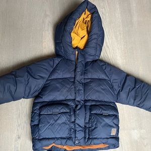 Zara Baby Fleece Lined Puffer Coat